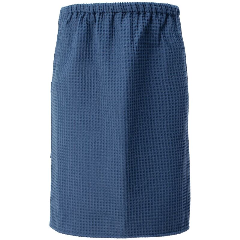 Килт вафельный мужской Onsen, темно-синий, единый размер арт.17348.44