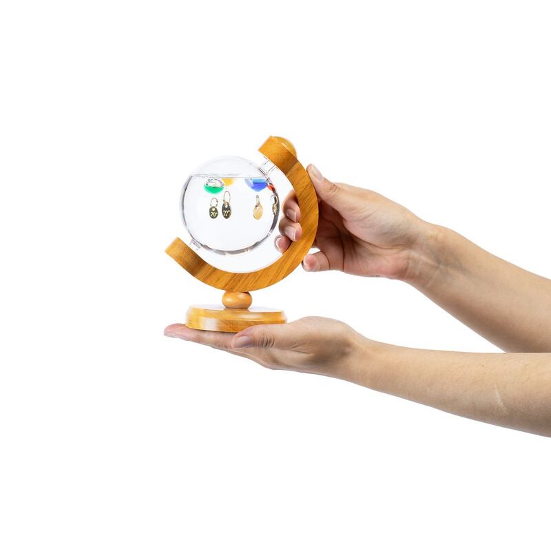 Термометр-шар &laquo;Галилео&raquo; в деревянном корпусе арт.17697.00