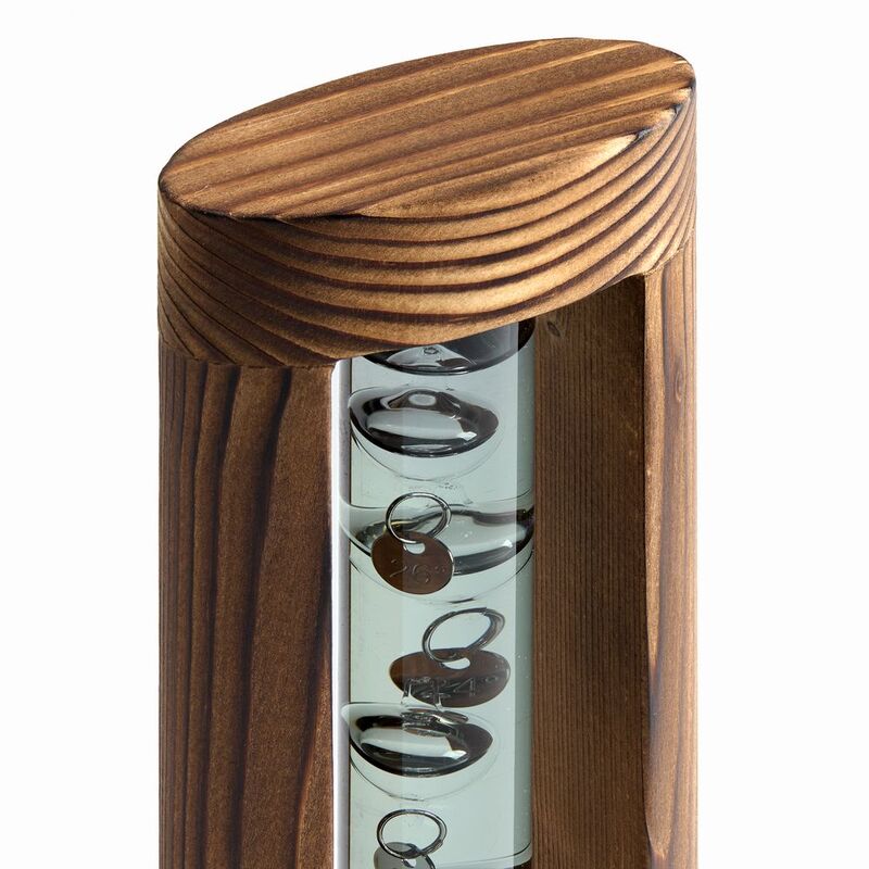 Термометр &laquo;Галилей&raquo; в деревянном корпусе, серый арт.17696.10