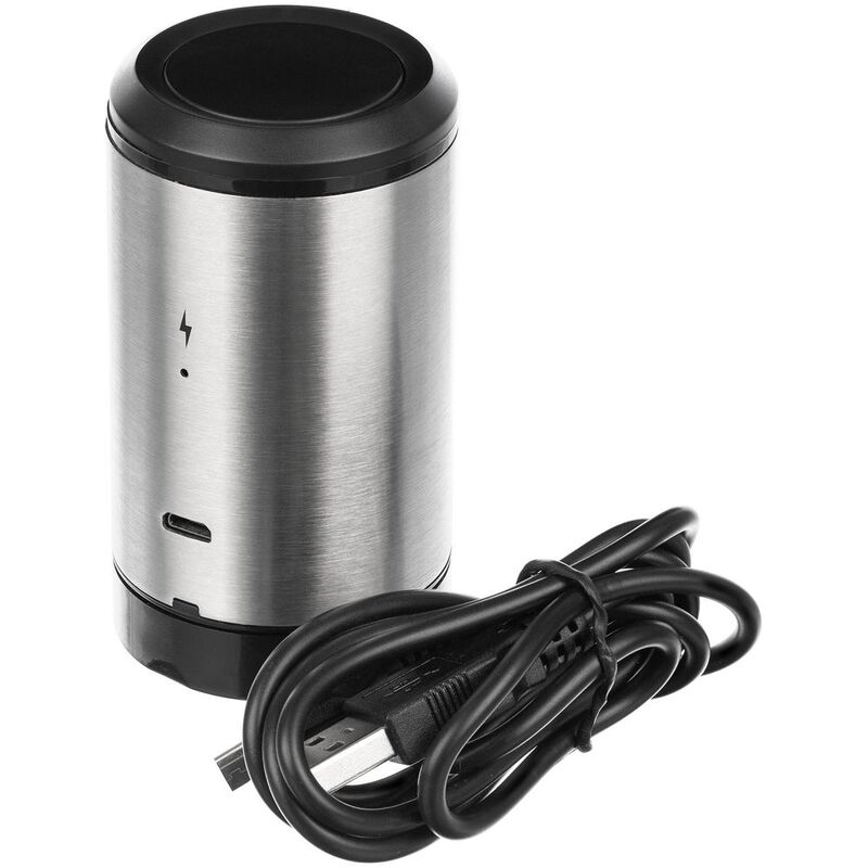 Электрическая пробка для вина Tuoretta, серебристая арт.19210.11