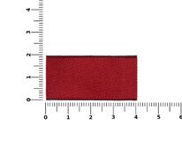 Лейбл тканевый Epsilon, XXS, бордовый арт.16348.55