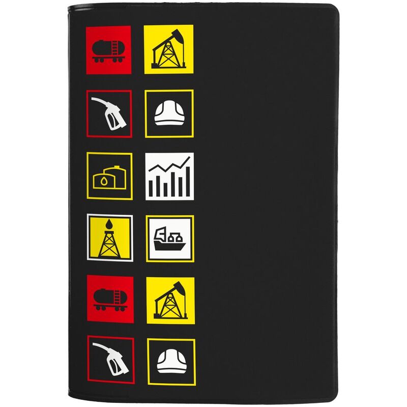 Обложка для паспорта Industry, ver.2, нефть и газ арт.17768.30