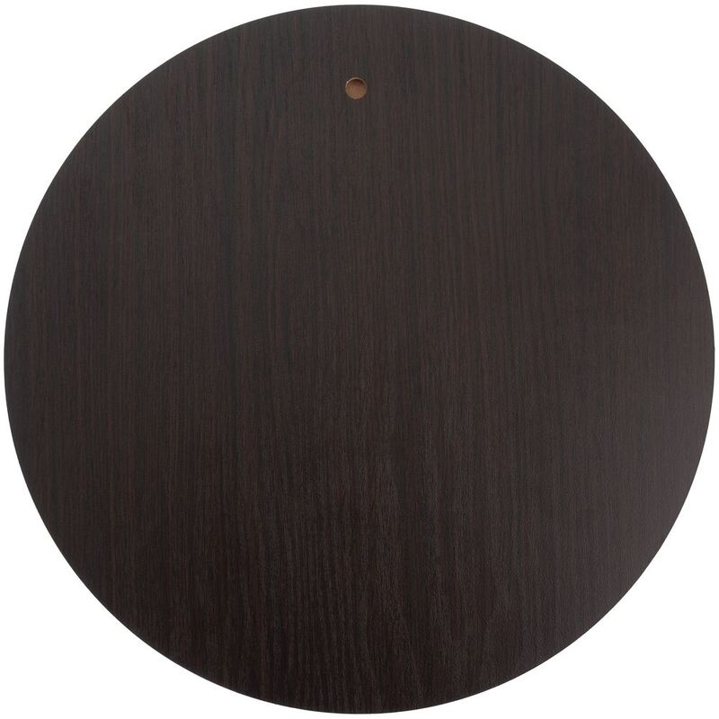 Плакетка Plaque, круглая, венге с серебристой пластиной арт.20453.10