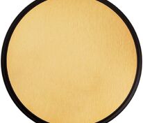 Плакетка Plaque, круглая, венге с золотистой пластиной арт.20453.00