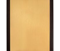 Плакетка Plaque XL, венге с золотистой пластиной арт.20456.00