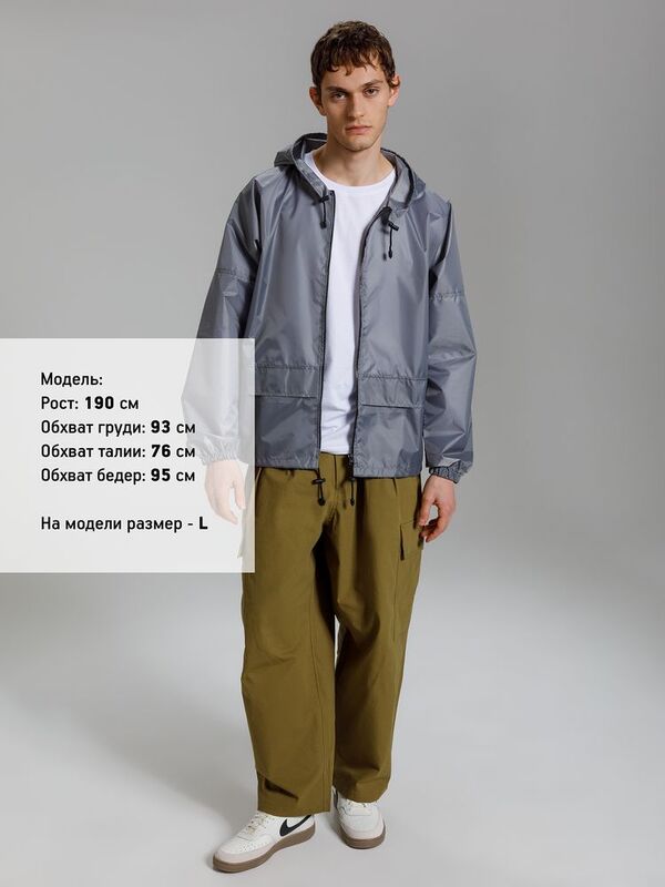 Ветровка Kivach Promo, серый арт.11726.11