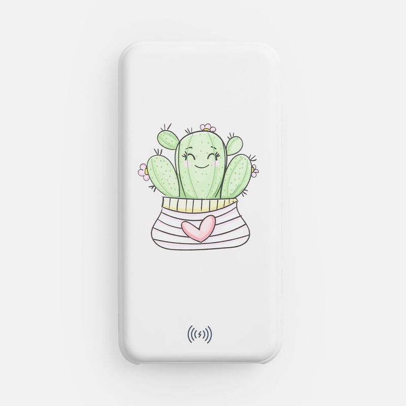 Аккумулятор с беспроводной зарядкой All Day Wireless, 10000 мАч, белый арт.27678.60