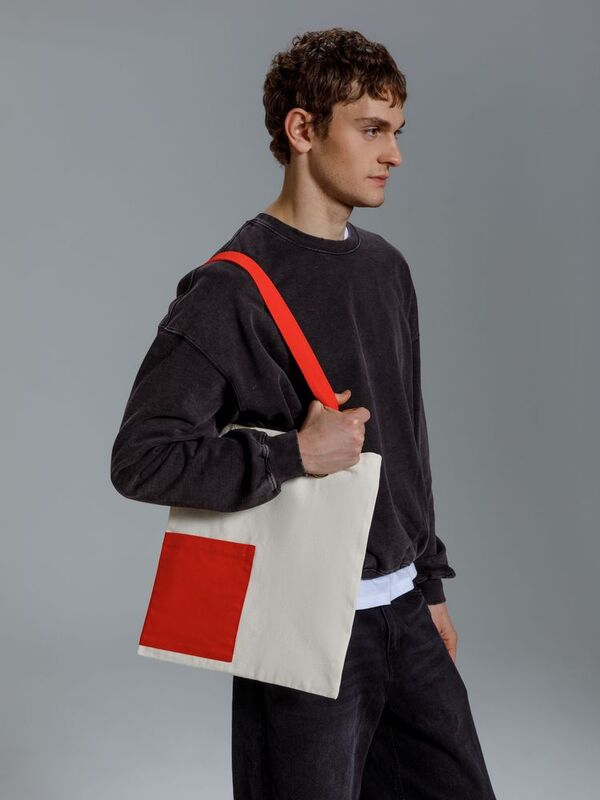 Шопер Onlook, неокрашенный с красным арт.17628.65