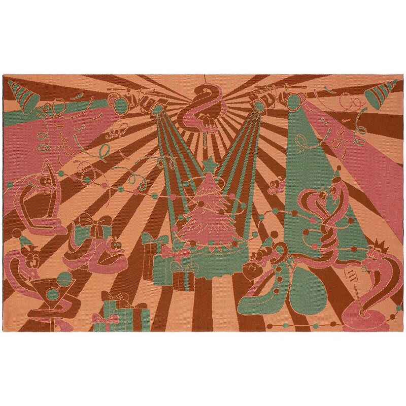 Плед Snake Your Body, красный арт.20231.50