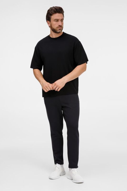 Футболка оверсайз унисекс Lavinia, черная арт.19416.30