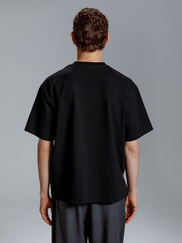 Футболка оверсайз Kangas, черная арт.19417.30