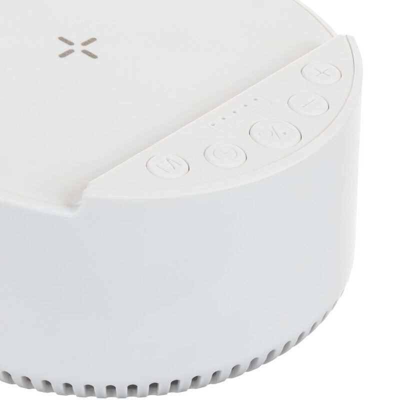 Bluetooth-колонка с беспроводной зарядкой relaxTime, белая арт.17359.60