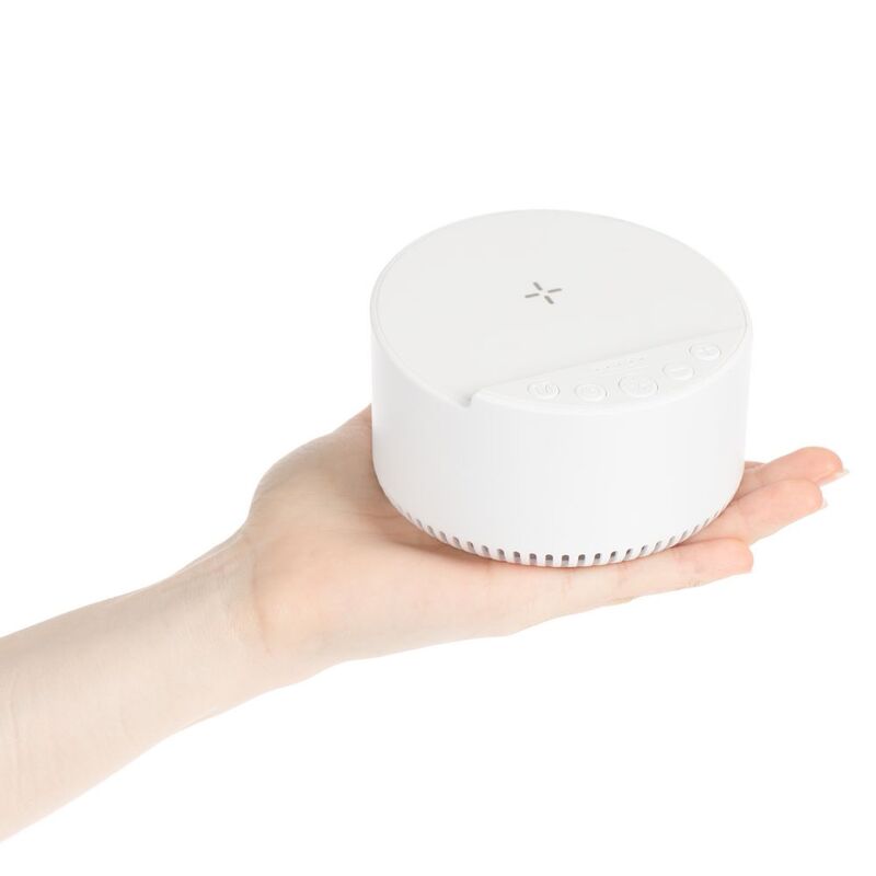 Bluetooth-колонка с беспроводной зарядкой relaxTime, белая арт.17359.60