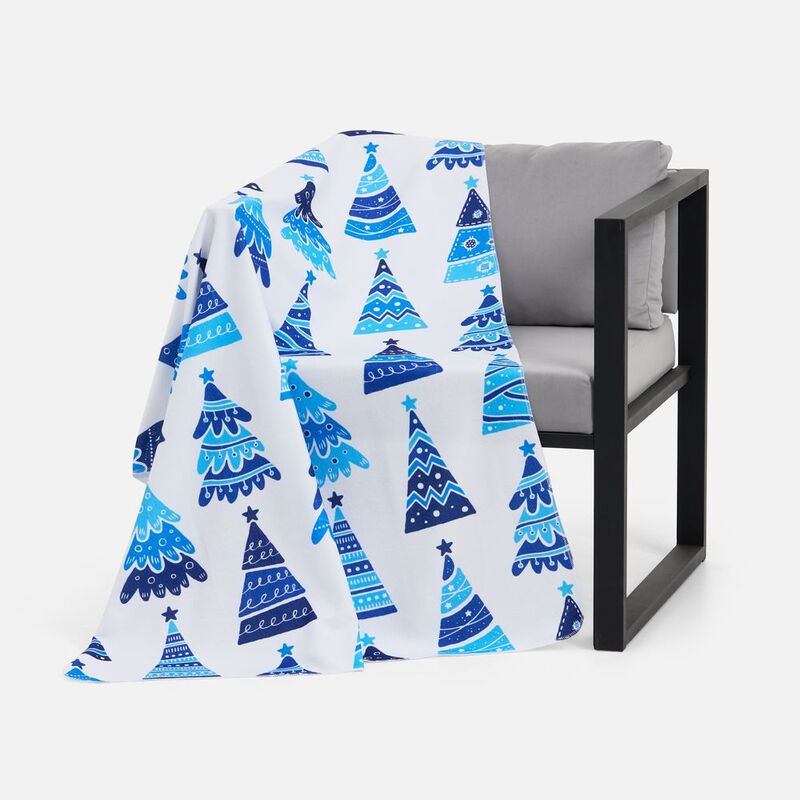 Флисовый плед Imaginario, синий арт.18648.40