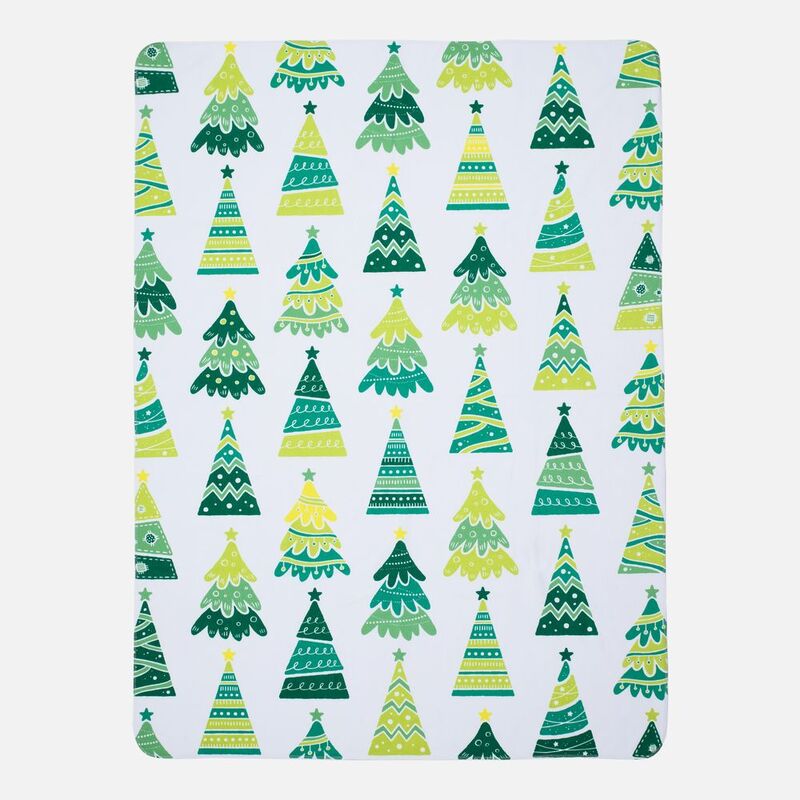 Флисовый плед Imaginario, зеленый арт.18648.90