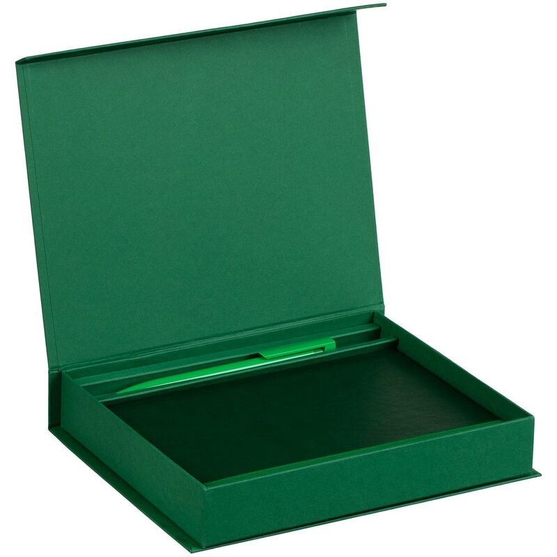 Коробка Duo под ежедневник и ручку, зеленая арт.1639.90