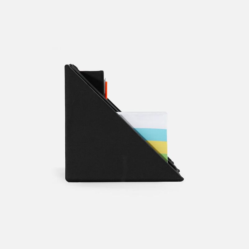 Настольный набор со стикерами Mnemonic ver.2, черный арт.17636.30