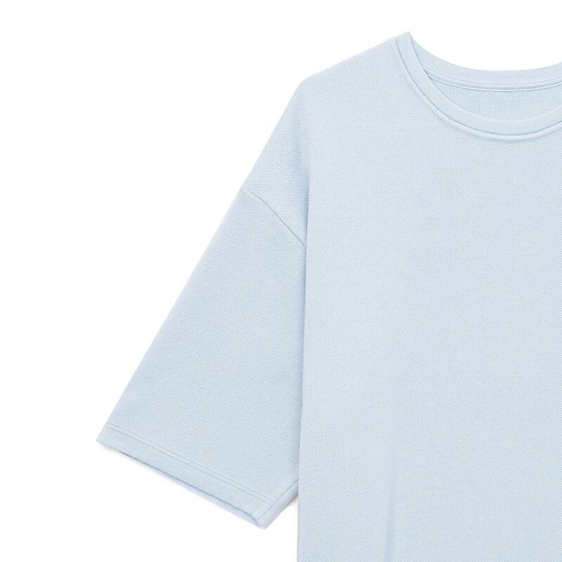 Джемпер с коротким рукавом Siluetti Volumica, светло-голубой арт.20573.17