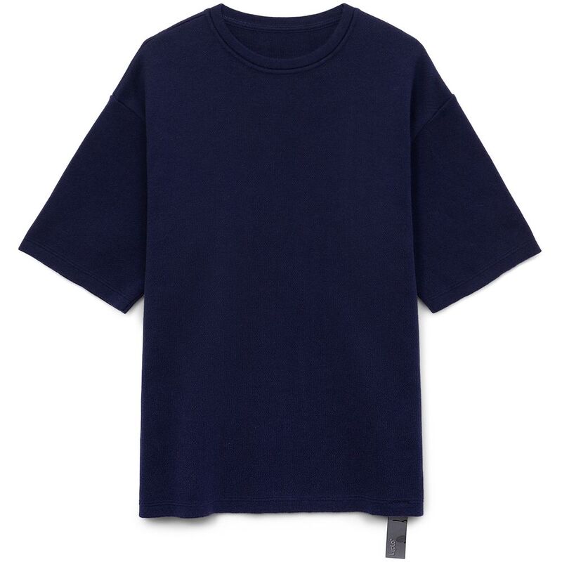 Джемпер с коротким рукавом Siluetti Volumica, темно-синий арт.20573.41