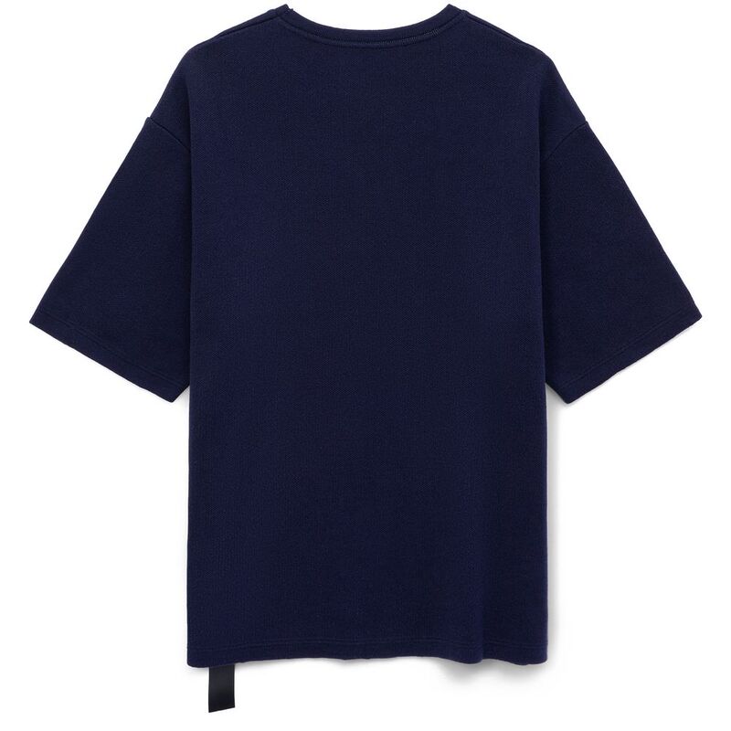 Джемпер с коротким рукавом Siluetti Volumica, темно-синий арт.20573.41