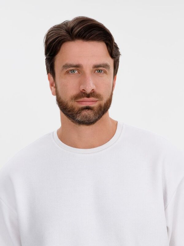 Джемпер с коротким рукавом Siluetti Volumica, молочно-белый арт.20573.60