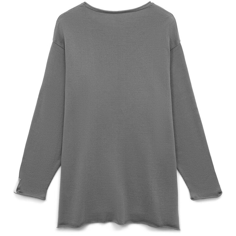 Лонгслив унисекс Siluetti Fuori, серый арт.20574.10