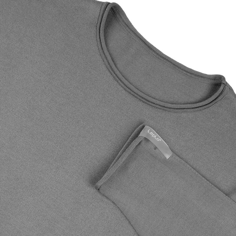 Лонгслив унисекс Siluetti Fuori, серый арт.20574.10