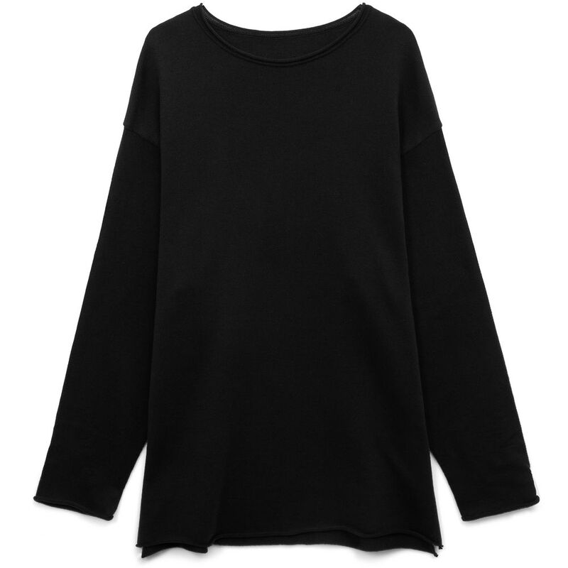 Лонгслив унисекс Siluetti Fuori, черный арт.20574.30