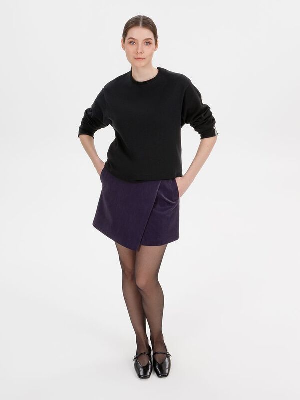 Лонгслив унисекс Siluetti Fuori, черный арт.20574.30