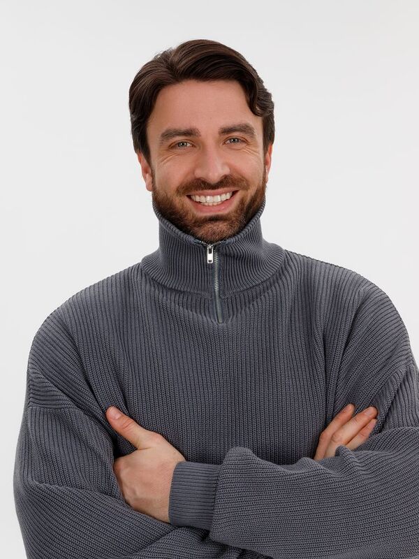 Джемпер Siluetti Birne, серый арт.20575.10