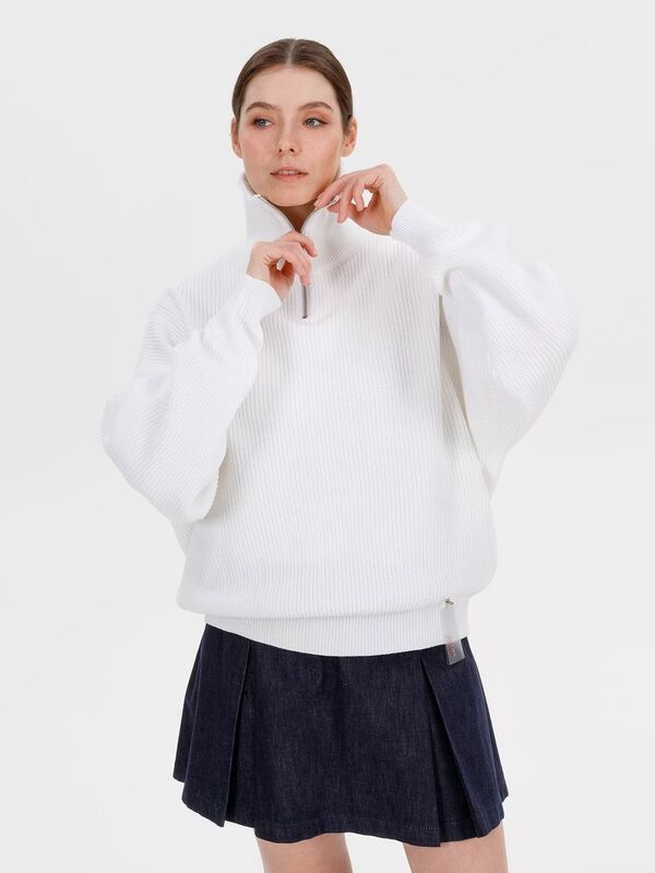 Джемпер Siluetti Birne, молочно-белый арт.20575.60