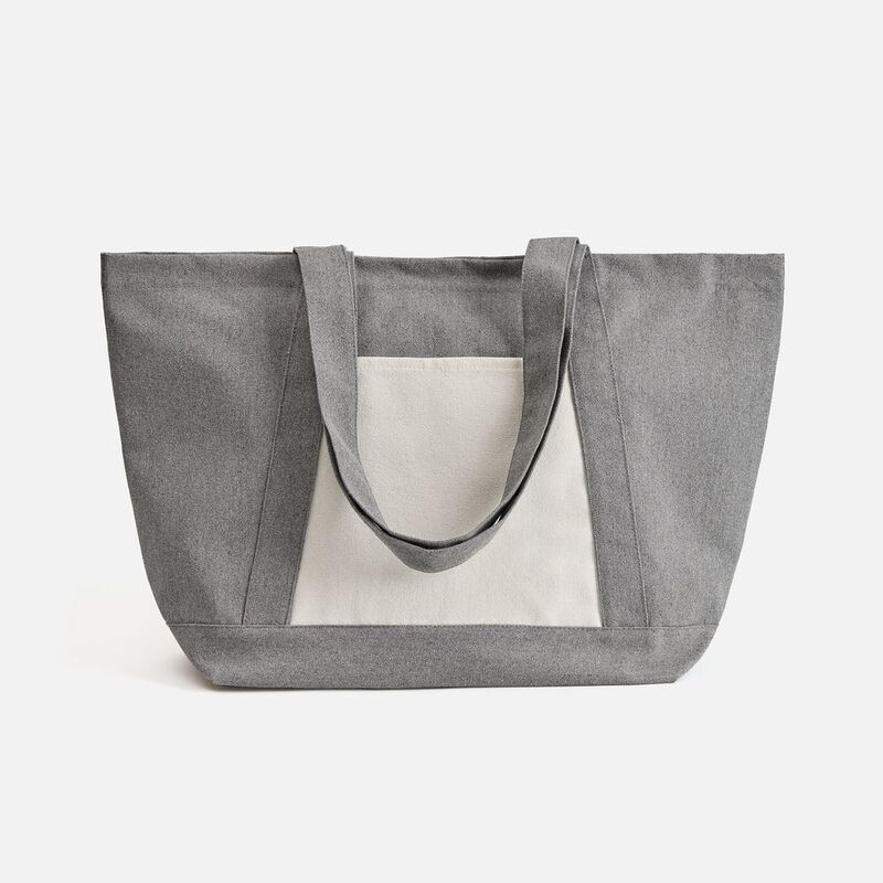 Шопер Shophop, серый с неокрашенным арт.17296.10