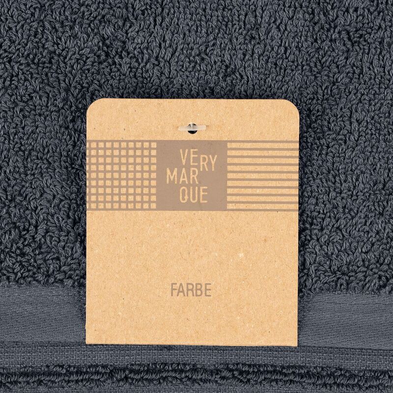 Полотенце Farbe, среднее, темно-серое арт.20007.31