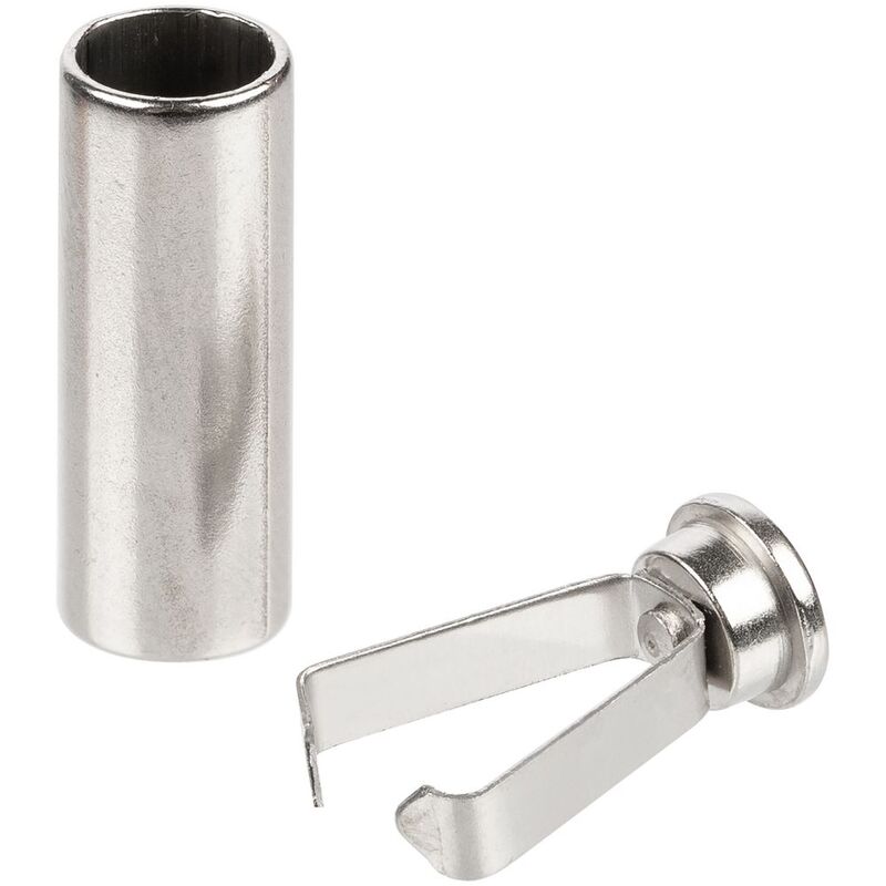 Наконечник для шнурка Nozzle, ver.2, серебристый (хром) арт.17392.10