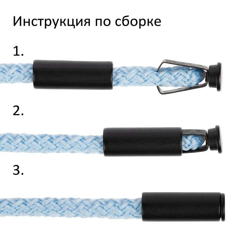Наконечник для шнурка Nozzle, ver.2, серебристый (хром) арт.17392.10