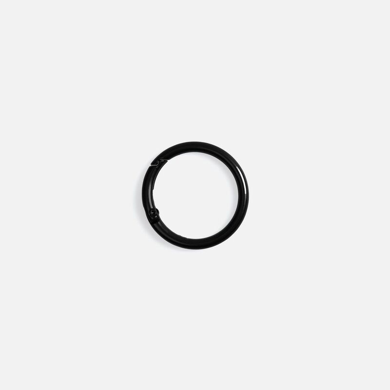 Карабин-кольцо Claus, L, черный арт.17394.30