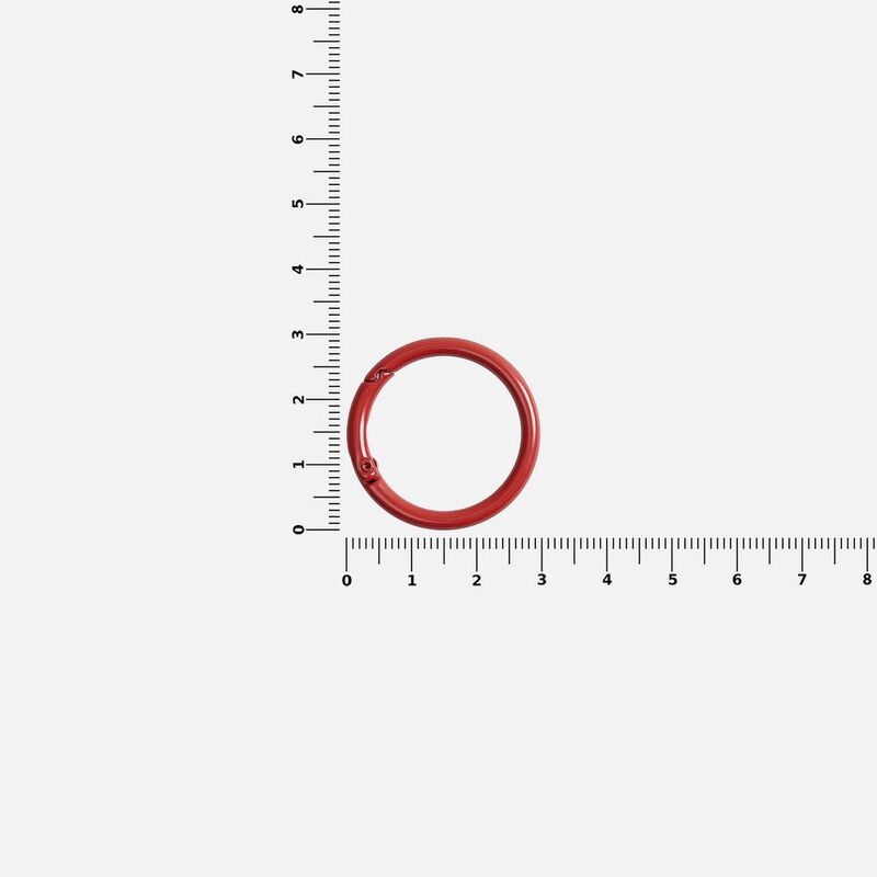 Карабин-кольцо Claus, L, красный арт.17394.50
