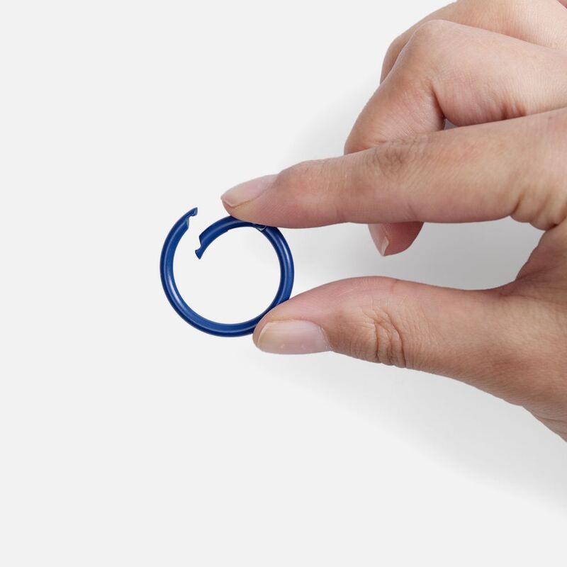 Карабин-кольцо Claus, L, синий арт.17394.44