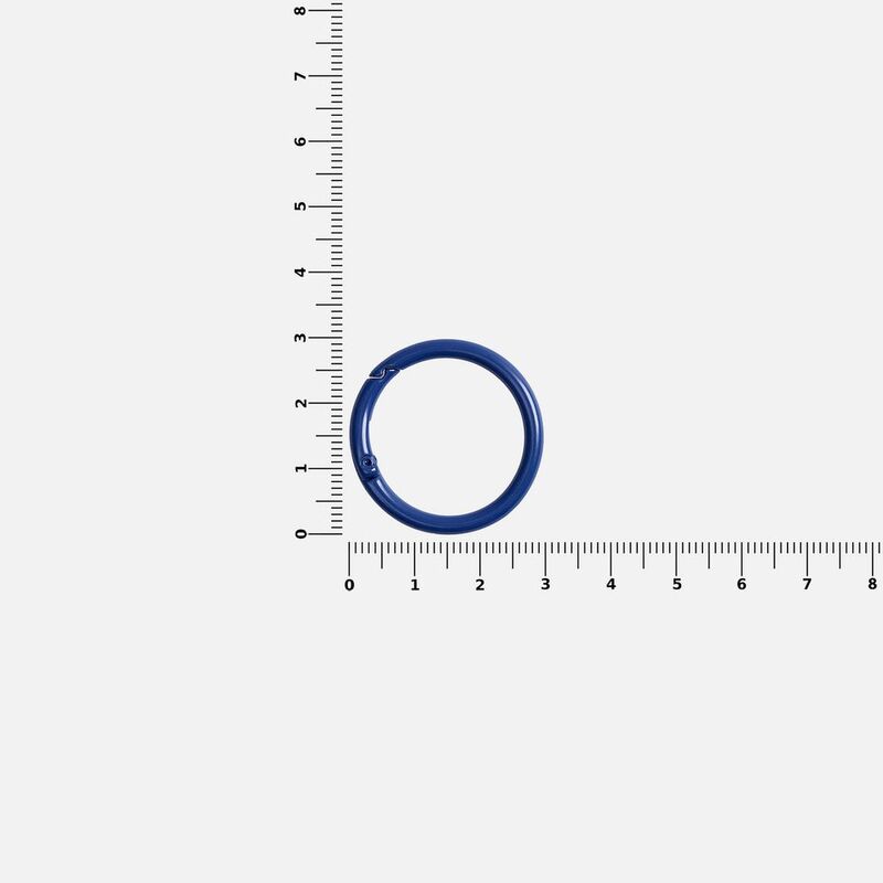 Карабин-кольцо Claus, L, синий арт.17394.44