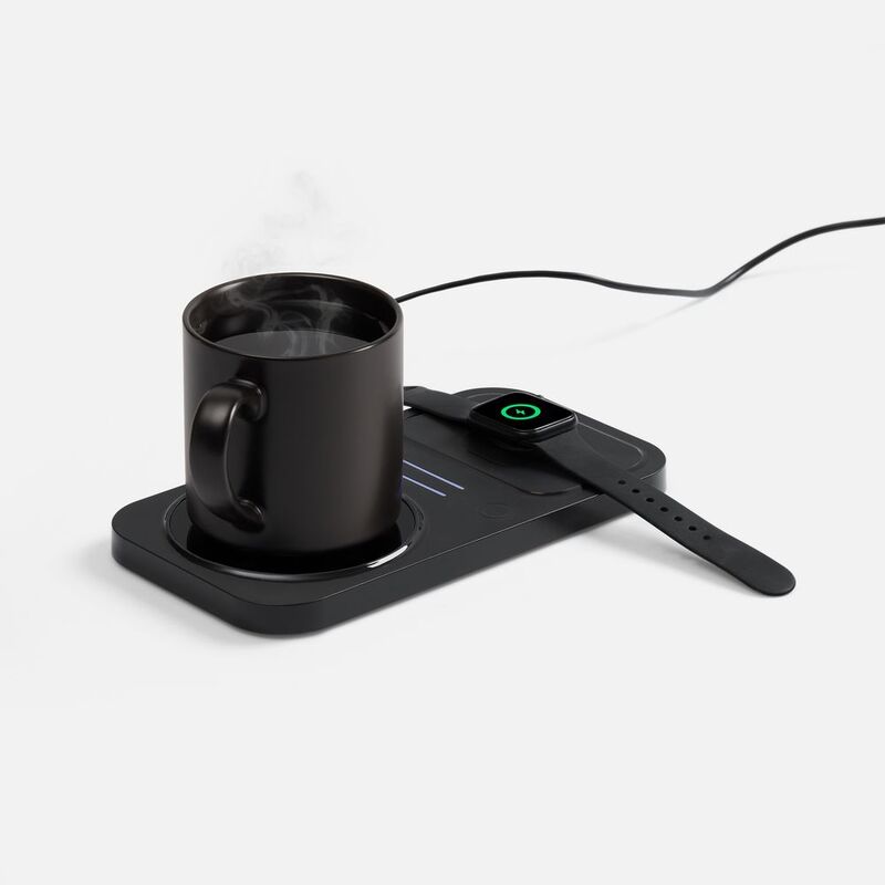 Беспроводное зарядное устройство с подогревом кружки Hot Task, черное арт.17369.30