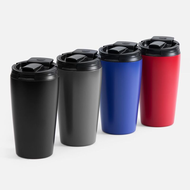 Термостакан с двумя поильниками Duetta, синий арт.17366.40