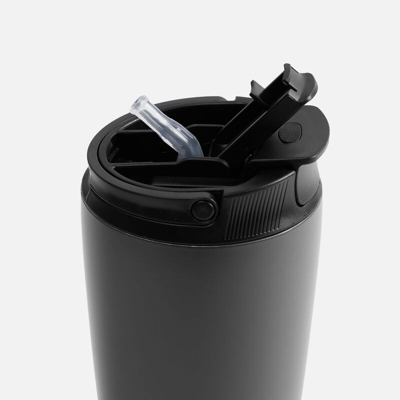 Термостакан с двумя поильниками Duetta, серый арт.17366.10