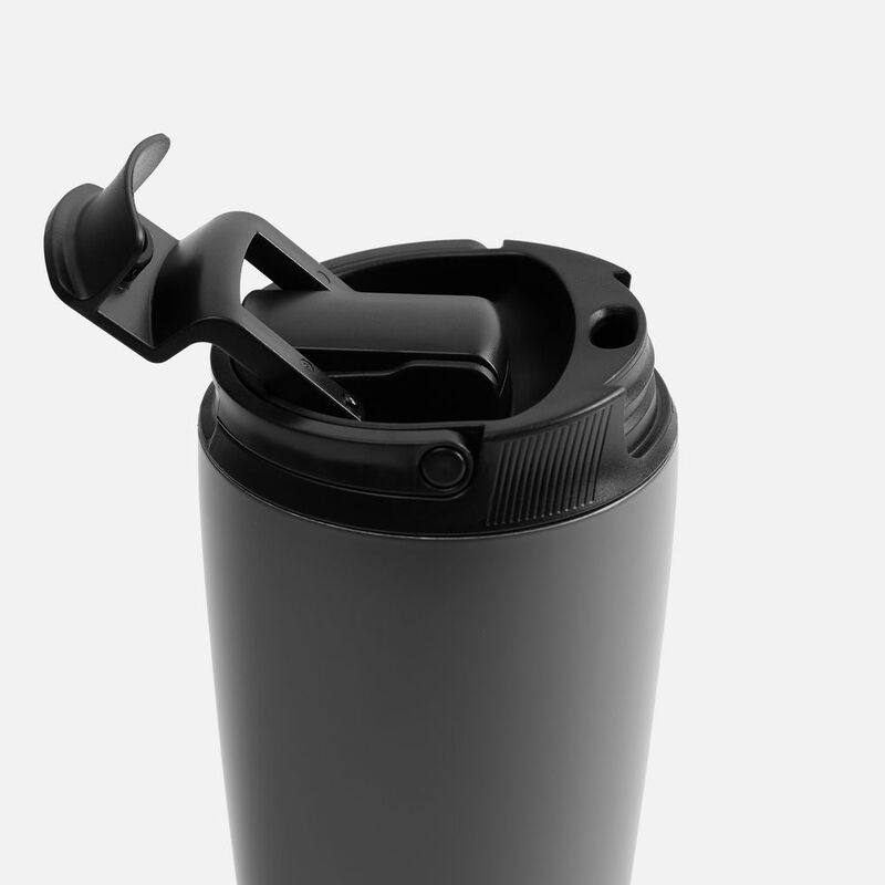 Термостакан с двумя поильниками Duetta, серый арт.17366.10