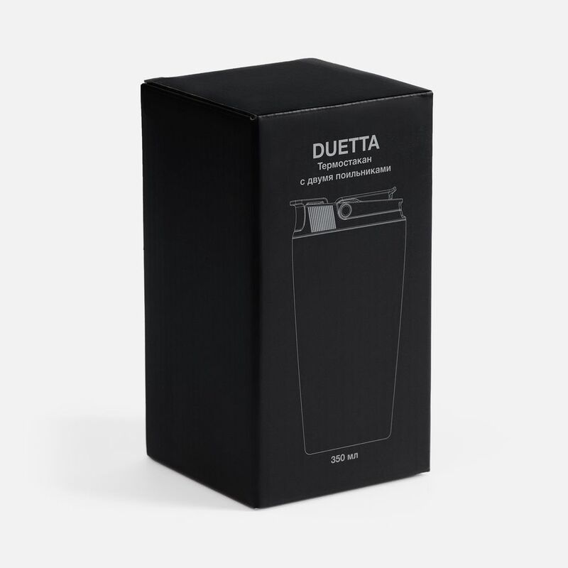 Термостакан с двумя поильниками Duetta, красный арт.17366.50