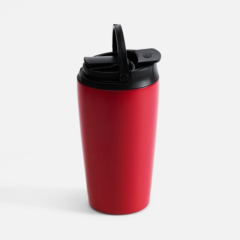 Термостакан с двумя поильниками Duetta, красный арт.17366.50