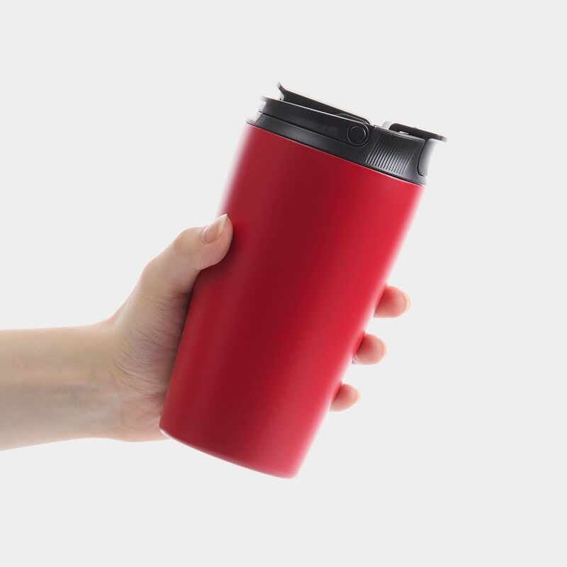 Термостакан с двумя поильниками Duetta, красный арт.17366.50