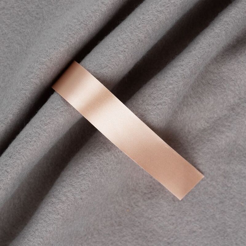 Лента сатиновая Satin 20 S, светло-бежевая, 50 см арт.18700.12.50cm