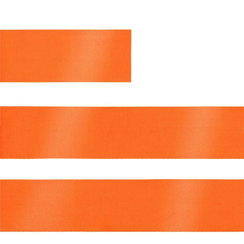 Лента сатиновая Satin 20 M, оранжевая, 100 см арт.18701.22.100cm