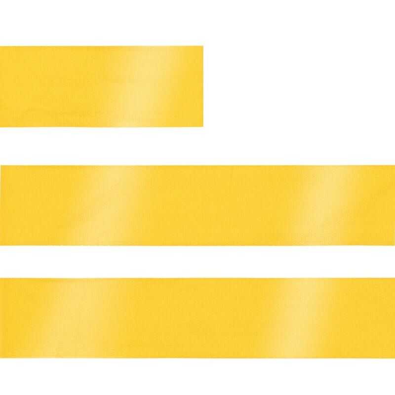 Лента сатиновая Satin 20 XL, желтая, 200 см арт.18703.80.200cm