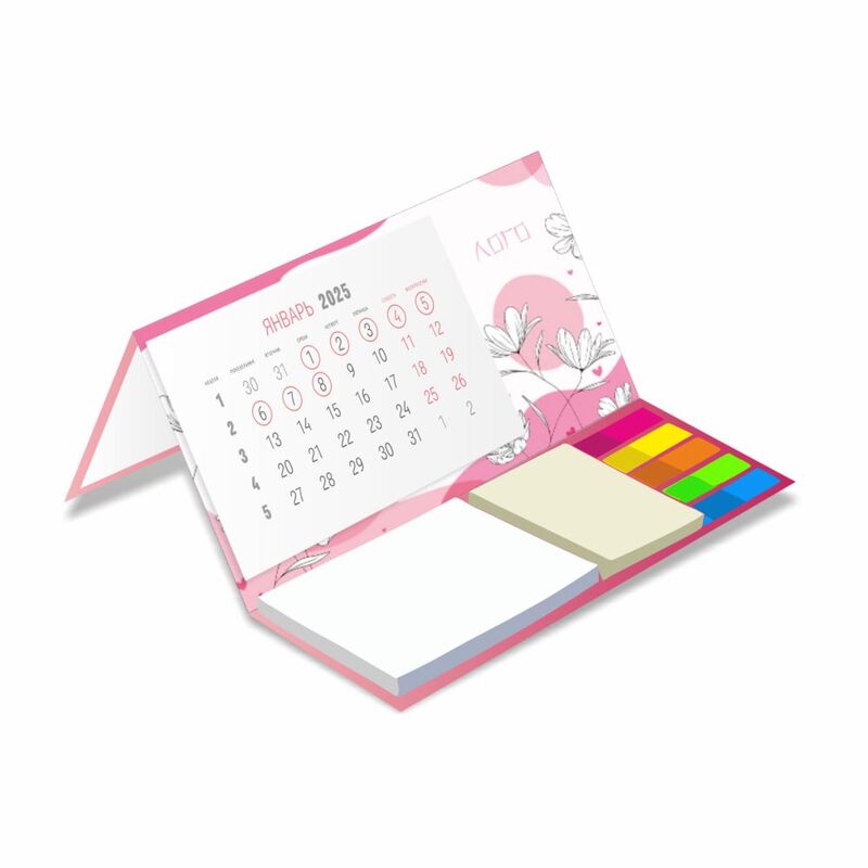 Календарь настольный Sticky на заказ, ver.2, 50 листов арт.18514.01